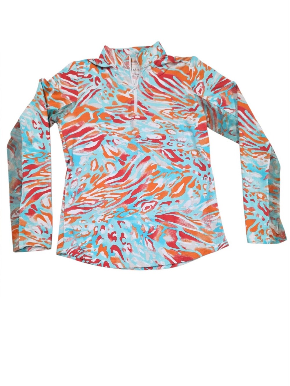 IBKÜL (Icikuls) Long Sleeve Mock Neck Cooling Activity Pullover Sun Shirt XS